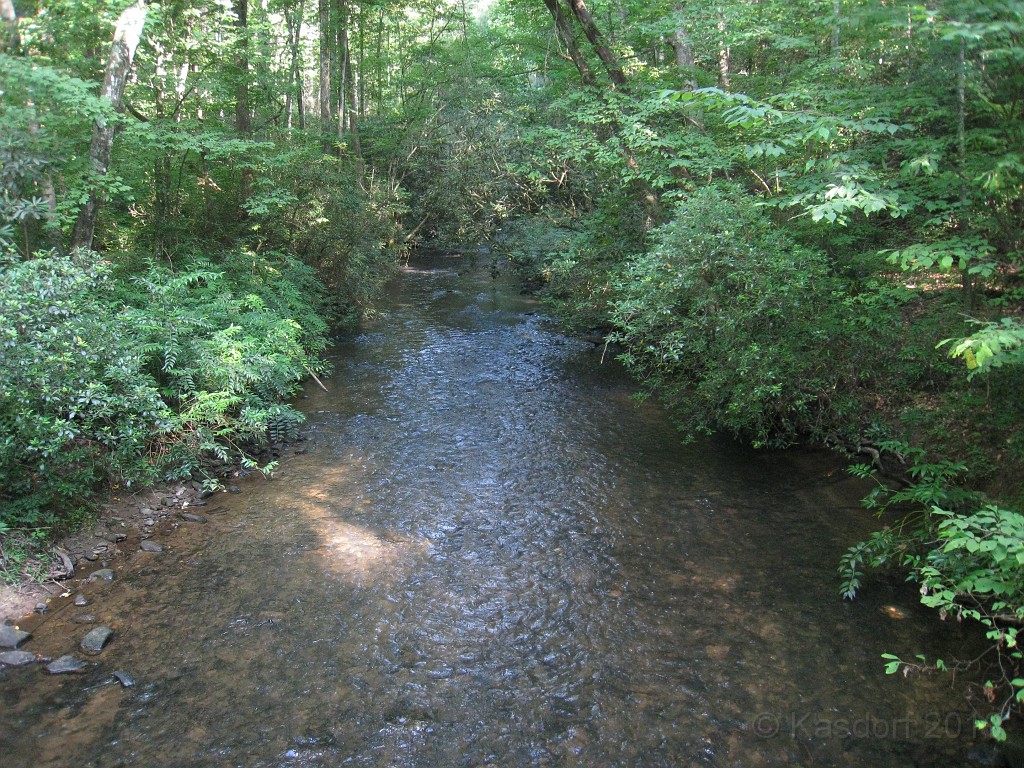 Helen to Unicoi 2010 0210.jpg - The trail from Helen Georgia to the lodge at Unicoi State Park makes a fun six mile run. July 2010 and 90 degrees makes it a little bit more of a workout.